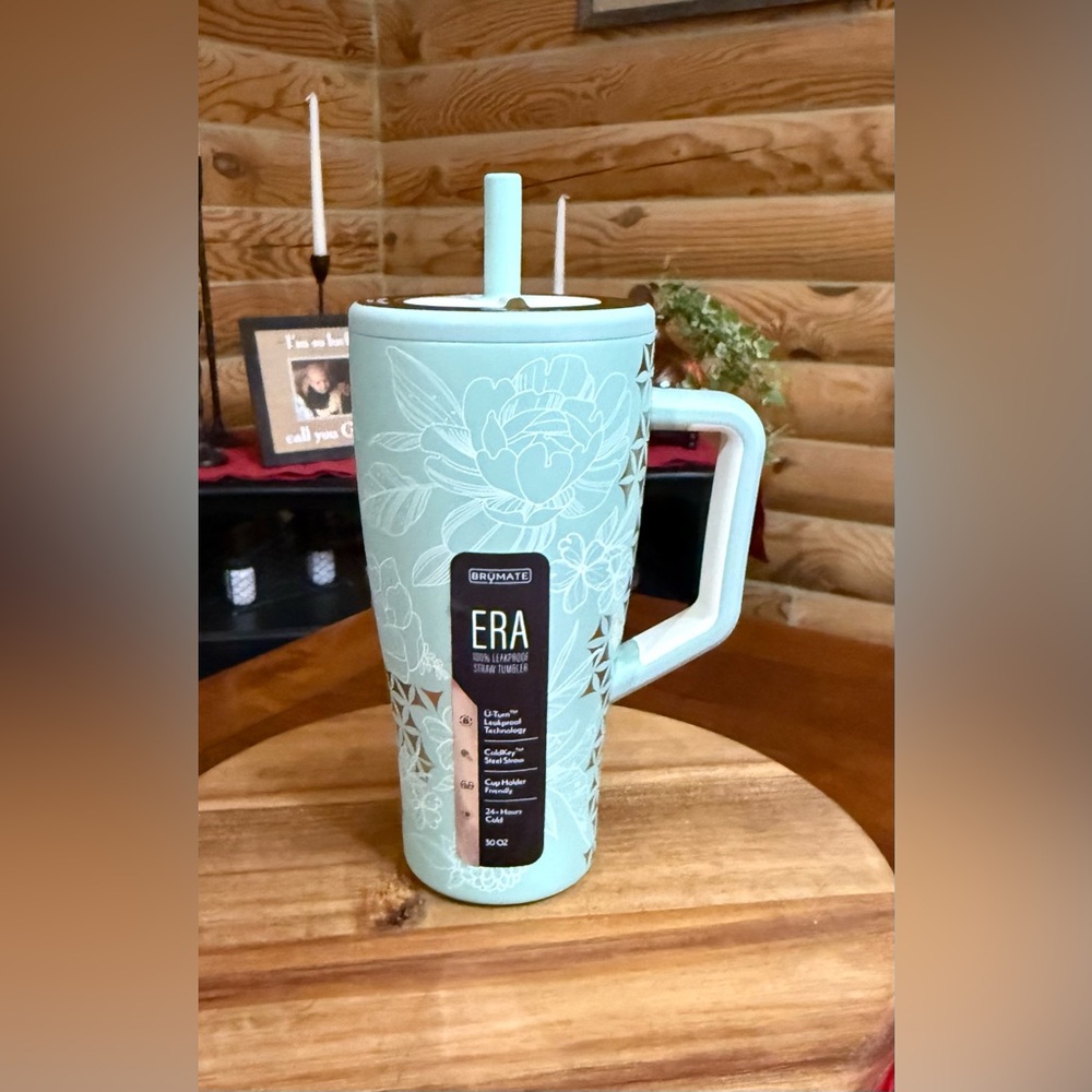 GOLDEN BLOOM Brumate 30oz ERA 100% LEAKPROOF Straw Tumbler